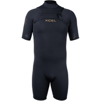 Mens Comp+ 2/1.5mm Chest Zip Shorty Wetsuit